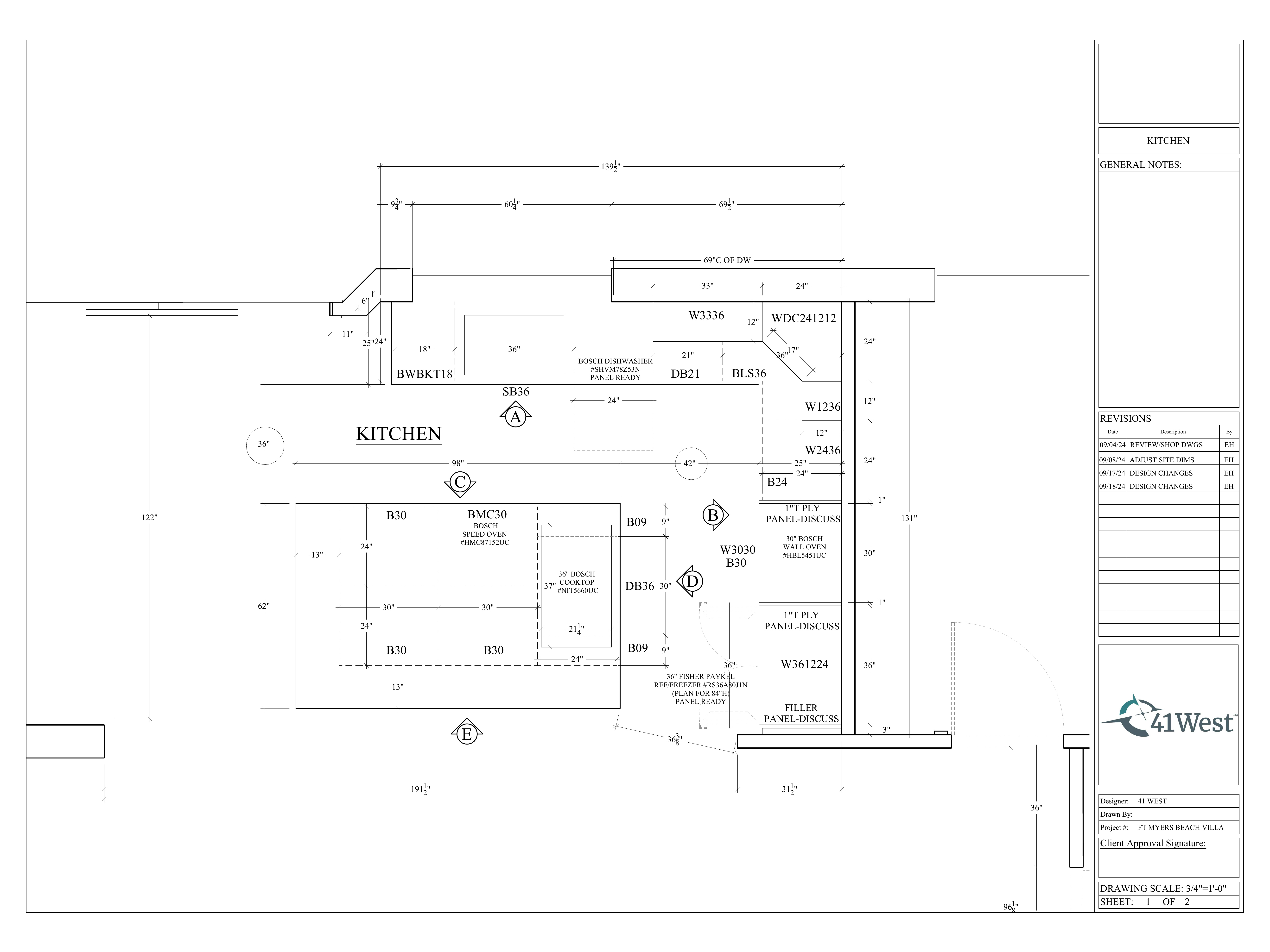 Cutlass Drive top-view kitchen floorplan