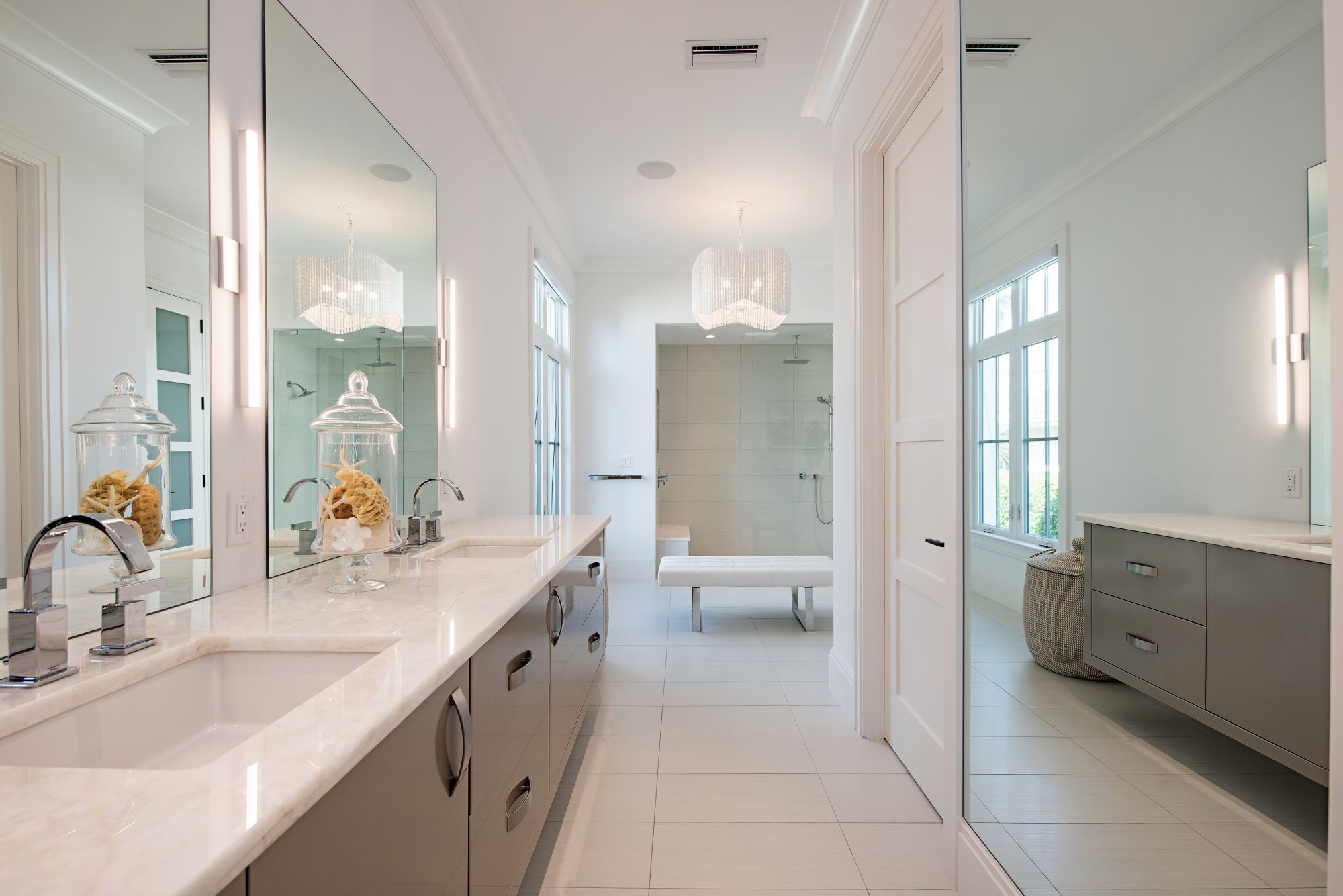 Luxury bathroom plumbing and fixture work
