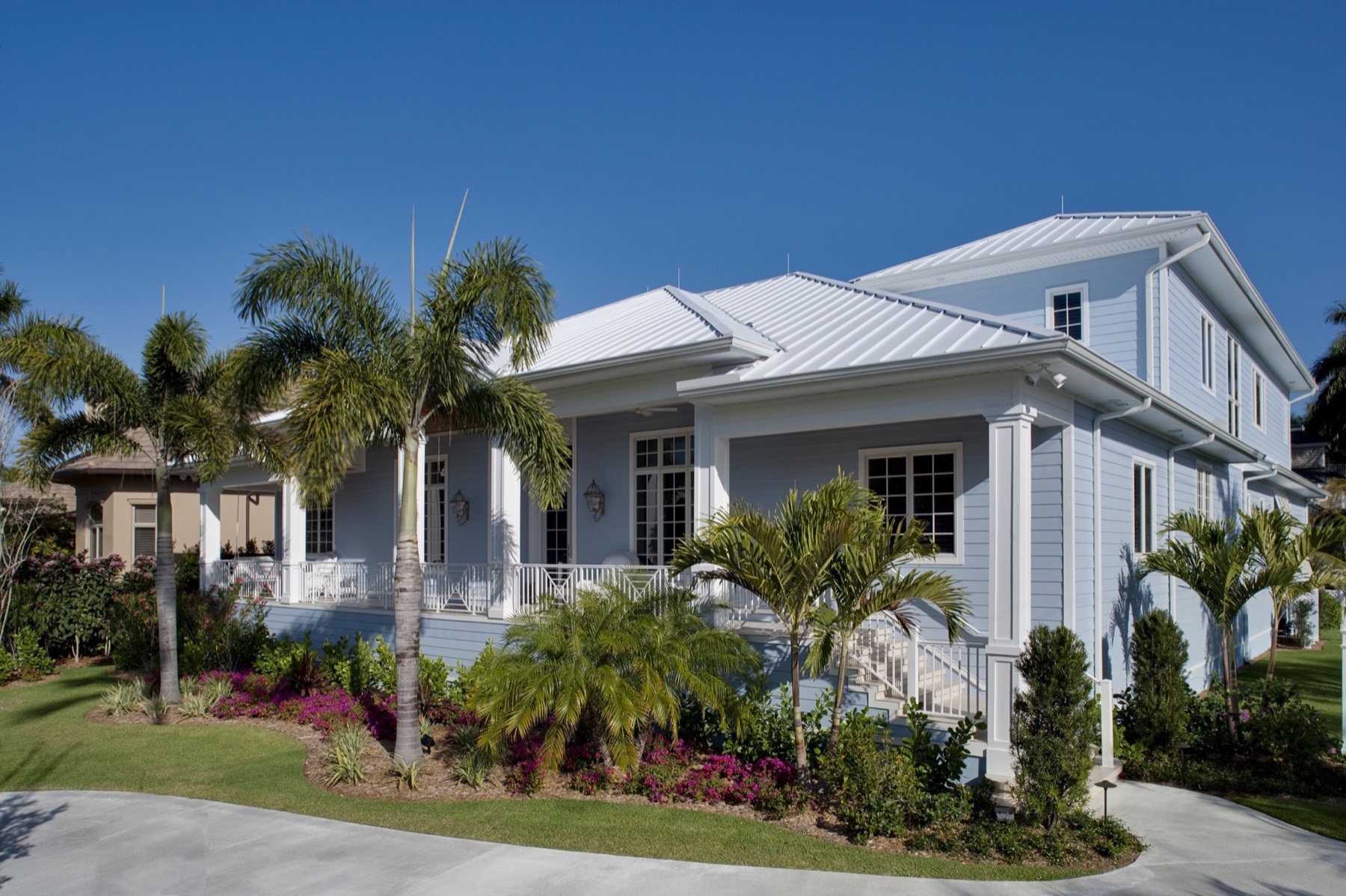Custom Naples home exterior
